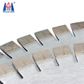 Low noise T shape segment diamond cutting tools granite cutting saw blade